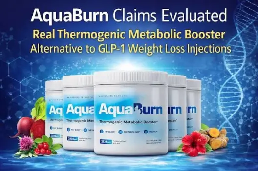 AquaBurn weight management supplement bottle
